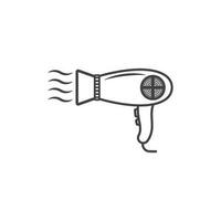 hair dryer icon vector