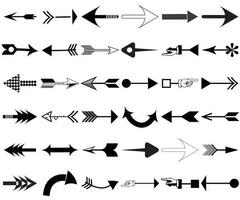 Arrows big black set icons. Arrow icon. Arrow vector collection. Arrow. Cursor. Modern simple arrows. Vector illustration