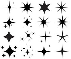 Brutalism shapes, minimalist geometric elements, abstract bauhaus forms. Simple star and flower shape, basic form, trendy modern graphic element vector set