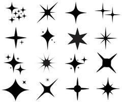 Brutalism shapes, minimalist geometric elements, abstract bauhaus forms. Simple star and flower shape, basic form, trendy modern graphic element vector set