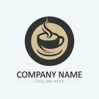 Coffee cup Logo Template vector