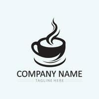 aesthetic coffee cup logo illustration 12878616 Vector Art at Vecteezy