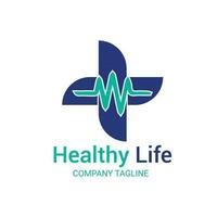 Healthcare logo design 2023 vector