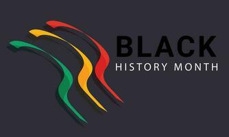 Black history month. background, banner, card, poster, template. Vector illustration.