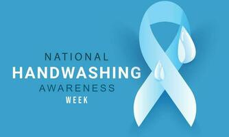 National Handwashing Awareness Week. background, banner, card, poster, template. Vector illustration.