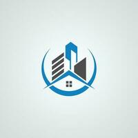 Professional real estate home Logo Design Vector Icon Illustration