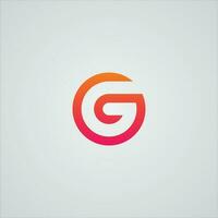 Modern Shape Letter G Logo Design vector Template Element.
