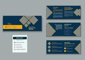 Awesome Real Estate Landscape Brochure Design Template For You vector