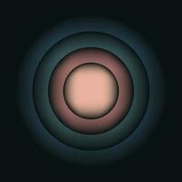 abstract circle background  gradiant illustration. navy peach color vector