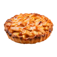 Apple pie isolated. Illustration AI Generative png