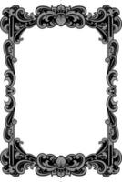 Vector of vintage frame, Calligraphic design elements