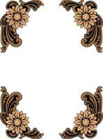 Vintage vector set. Floral element for monogram, invitation, frame, menu, label and website design. Graphic element for the design of catalogs and brochures of cafes, boutiques