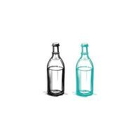 Glass Bottle Vector