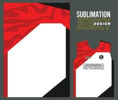 Vector Jersey sports design for racing cycling football gaming motocross