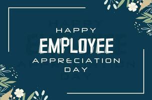 employee appreciation day, background template Holiday concept vector