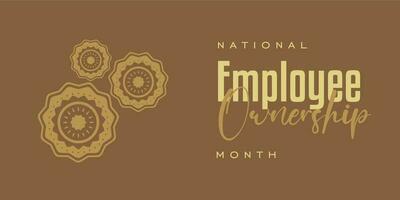 employee ownership month vector