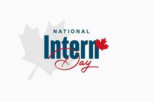 national intern day, background template Holiday concept vector