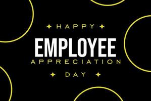 employee appreciation day, background template Holiday concept vector