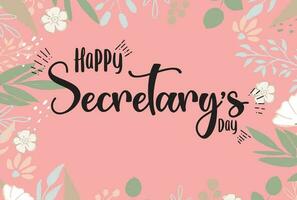 national secretary day, admin day, holiday concept vector