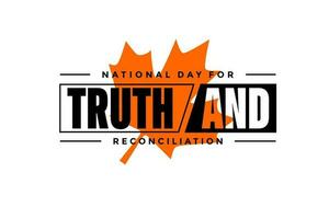 national day for truth and reconciliation vector