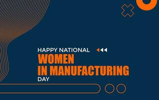Women in Manufacturing vector