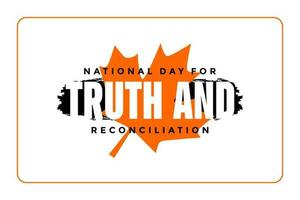 national day for truth and reconciliation vector