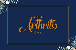 world arthritis day vector