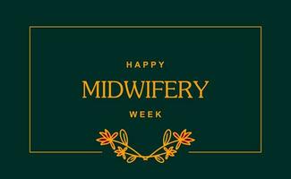 National Midwifery Week vector