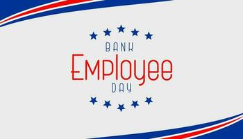 bank employee day  background template Holiday concept vector