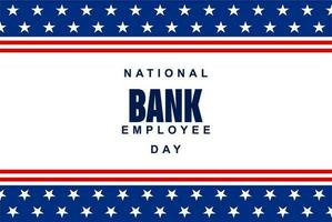 bank employee day  background template Holiday concept vector