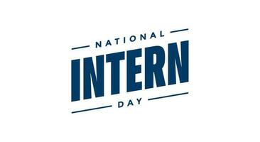 national intern day, background template Holiday concept vector