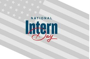 national intern day, background template Holiday concept vector