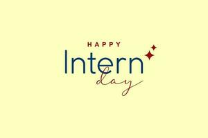 national intern day, background template Holiday concept vector