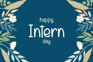 national intern day, background template Holiday concept vector