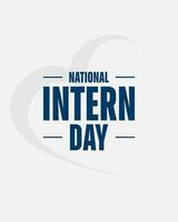 national intern day, background template Holiday concept vector