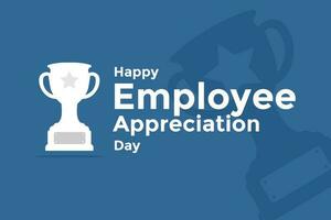 employee appreciation day, background template Holiday concept vector