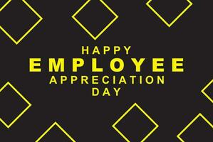 employee appreciation day, background template Holiday concept vector