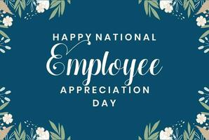 employee appreciation day, background template Holiday concept vector