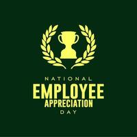 employee appreciation day, background template Holiday concept vector