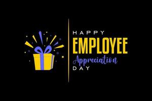 employee appreciation day, background template Holiday concept vector