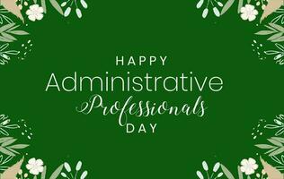 administrative professionals day, background template Holiday concept vector