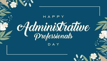 administrative professionals day, background template Holiday concept vector