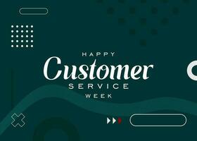 Customer Service Week vector