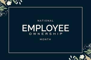 employee ownership month vector