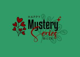 Mystery Series Week vector