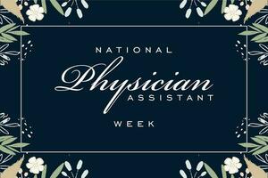 national physician assistant week vector