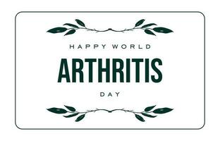 world arthritis day vector