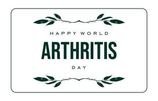 world arthritis day vector