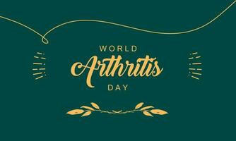 dia mundial de la artritis vector