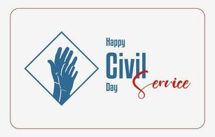 civil Servicio mes vector